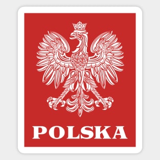 Vintage Style Poland/Polish Eagle Flag Magnet